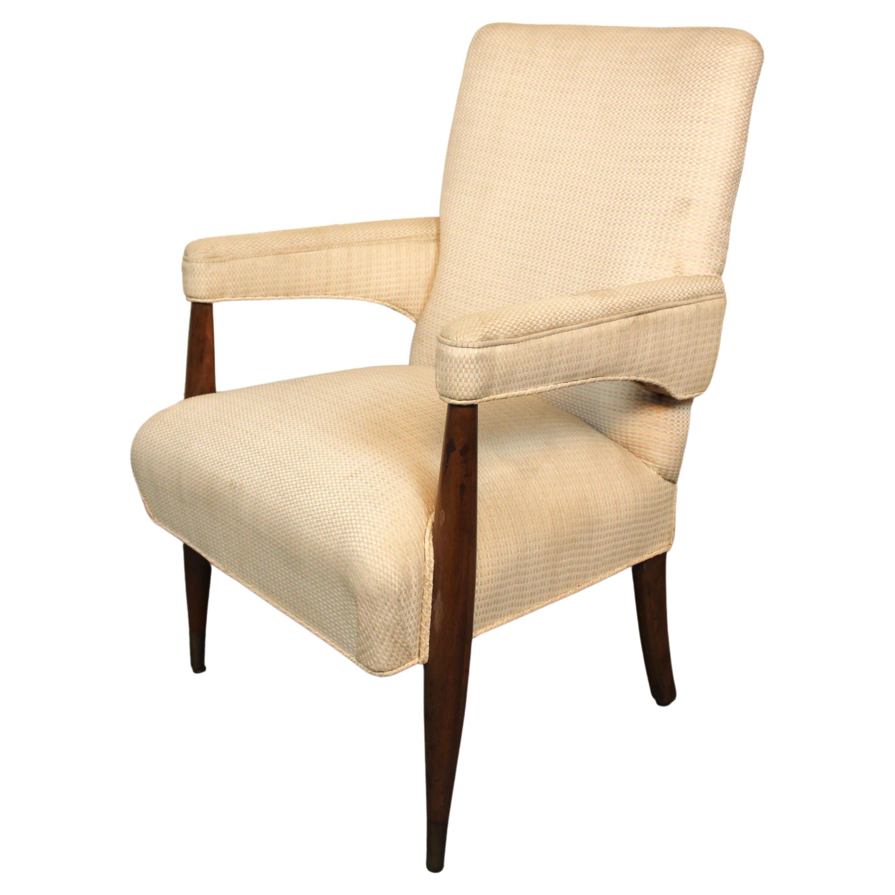 Vintage French Deco "Senate" Chair For Sale