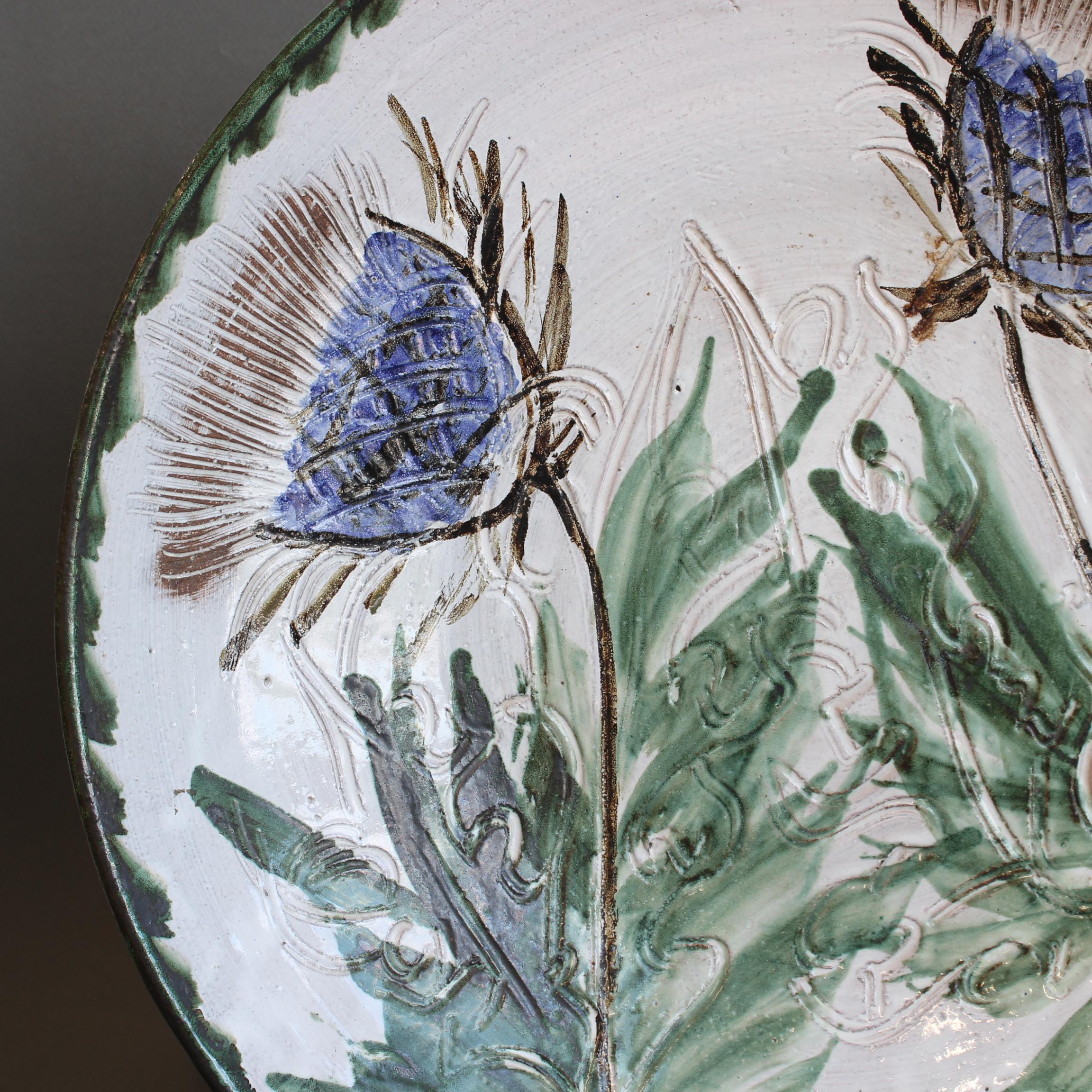 Vintage French Decorative Bowl by Albert Thiry (circa 1970s) - Large For Sale 6