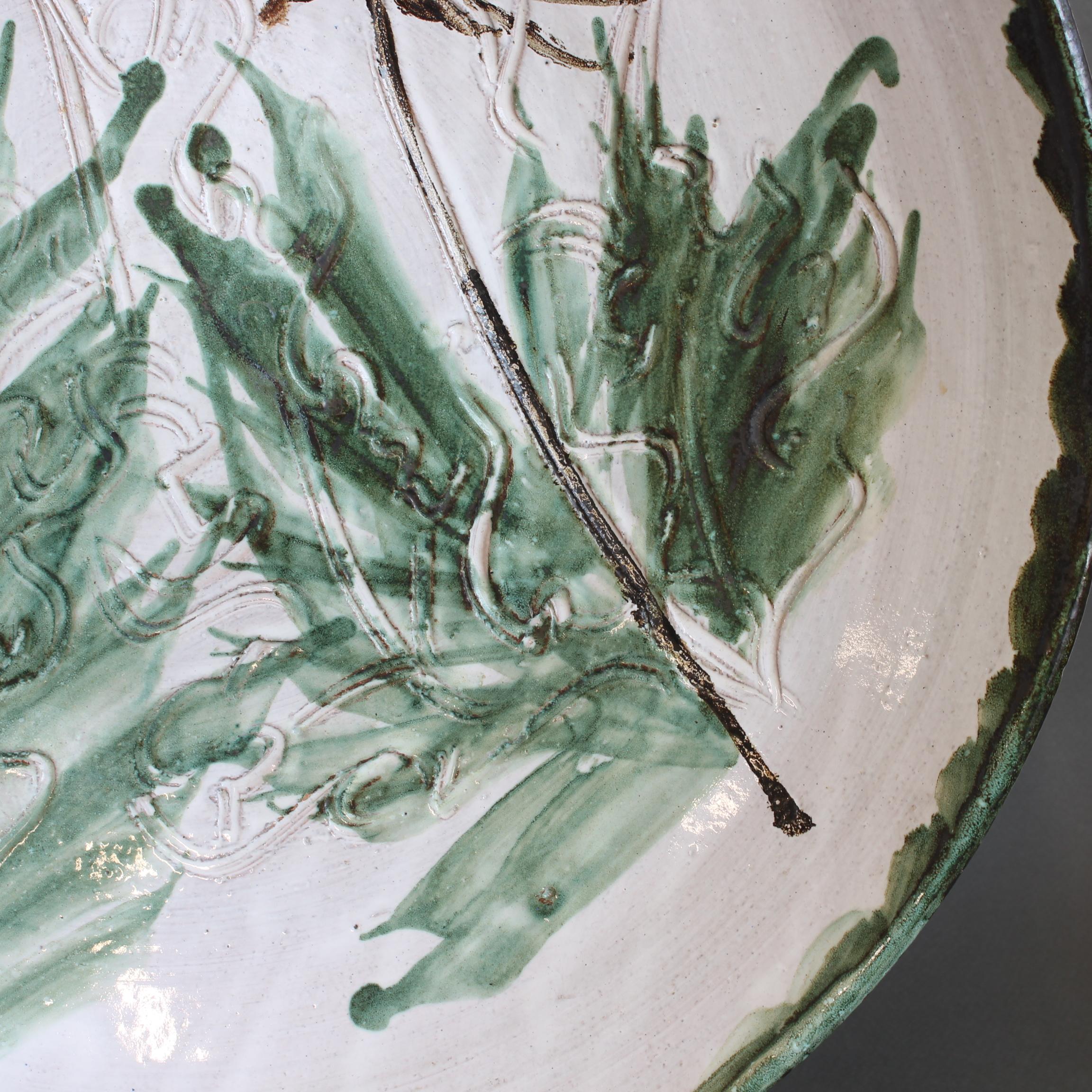 Vintage French Decorative Bowl by Albert Thiry (circa 1970s) - Large For Sale 8