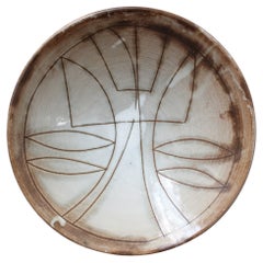 Vintage French Decorative Bowl by Jacques Pouchain for Atelier Dieulefit