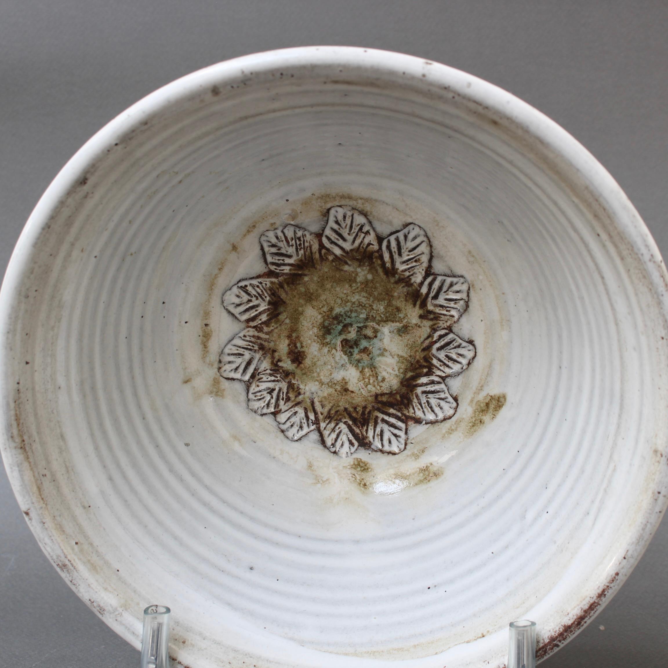 Vintage French Decorative Ceramic Bowl by Albert Thiry (circa 1960s) For Sale 3