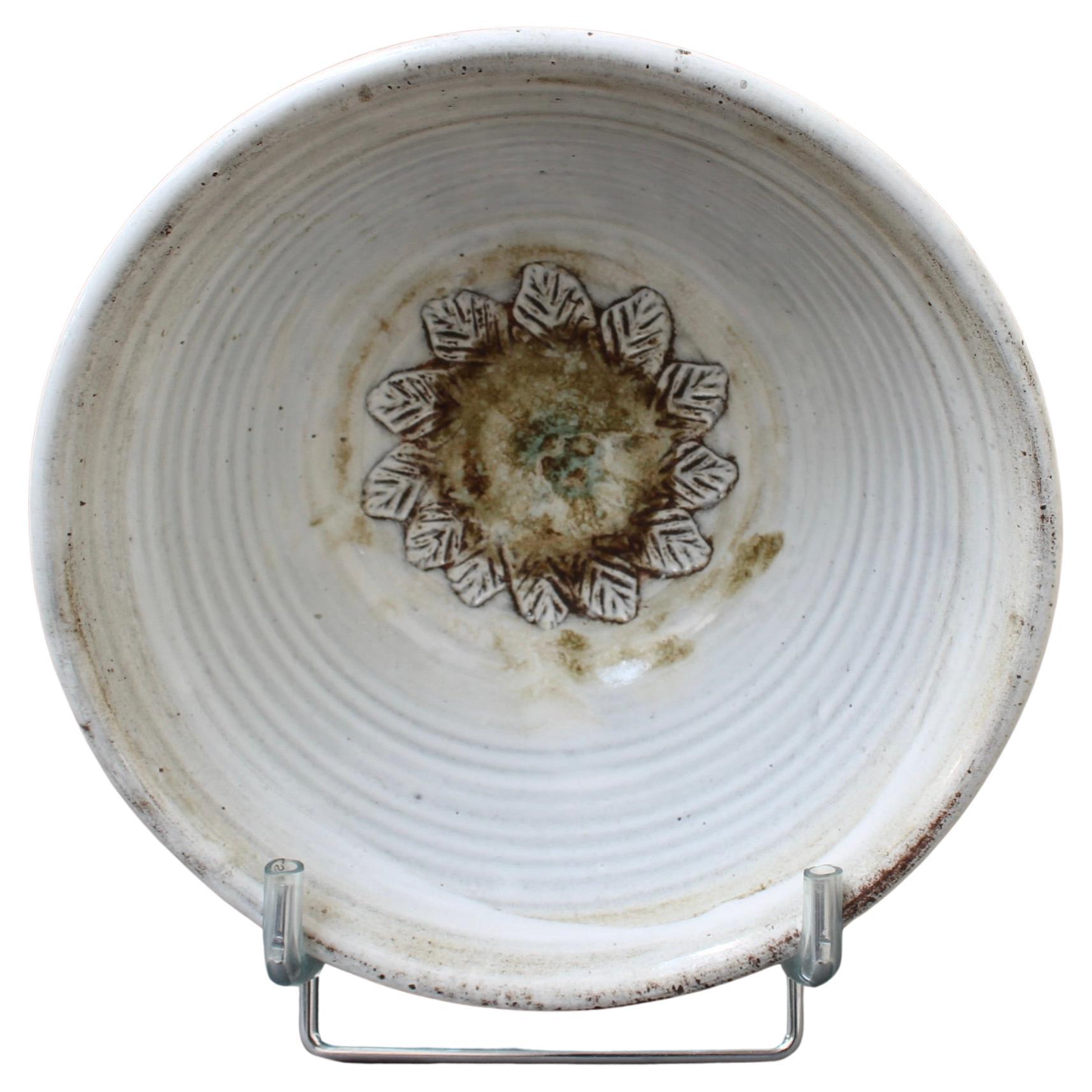 Vintage French Decorative Ceramic Bowl by Albert Thiry (circa 1960s) For Sale