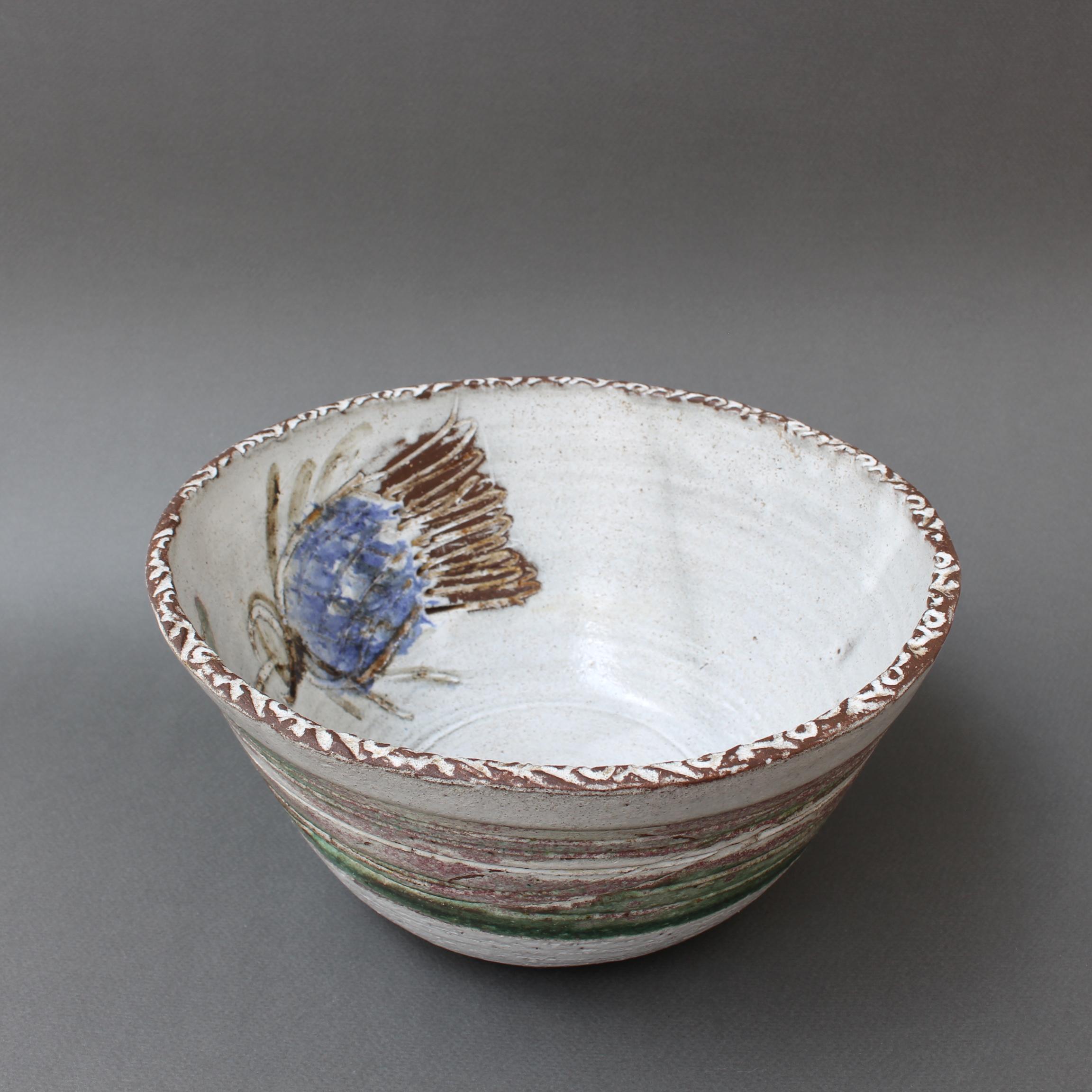 Mid-20th Century Vintage French Decorative Fruit Bowl by Albert Thirty 'circa 1960s'