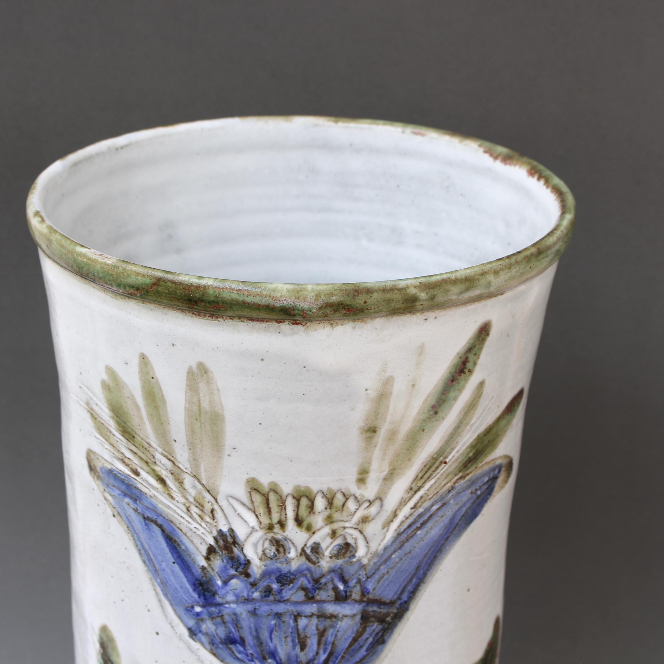 Vaso alto decorativo francese d'epoca di Albert Thiry, circa anni '60 in vendita 3
