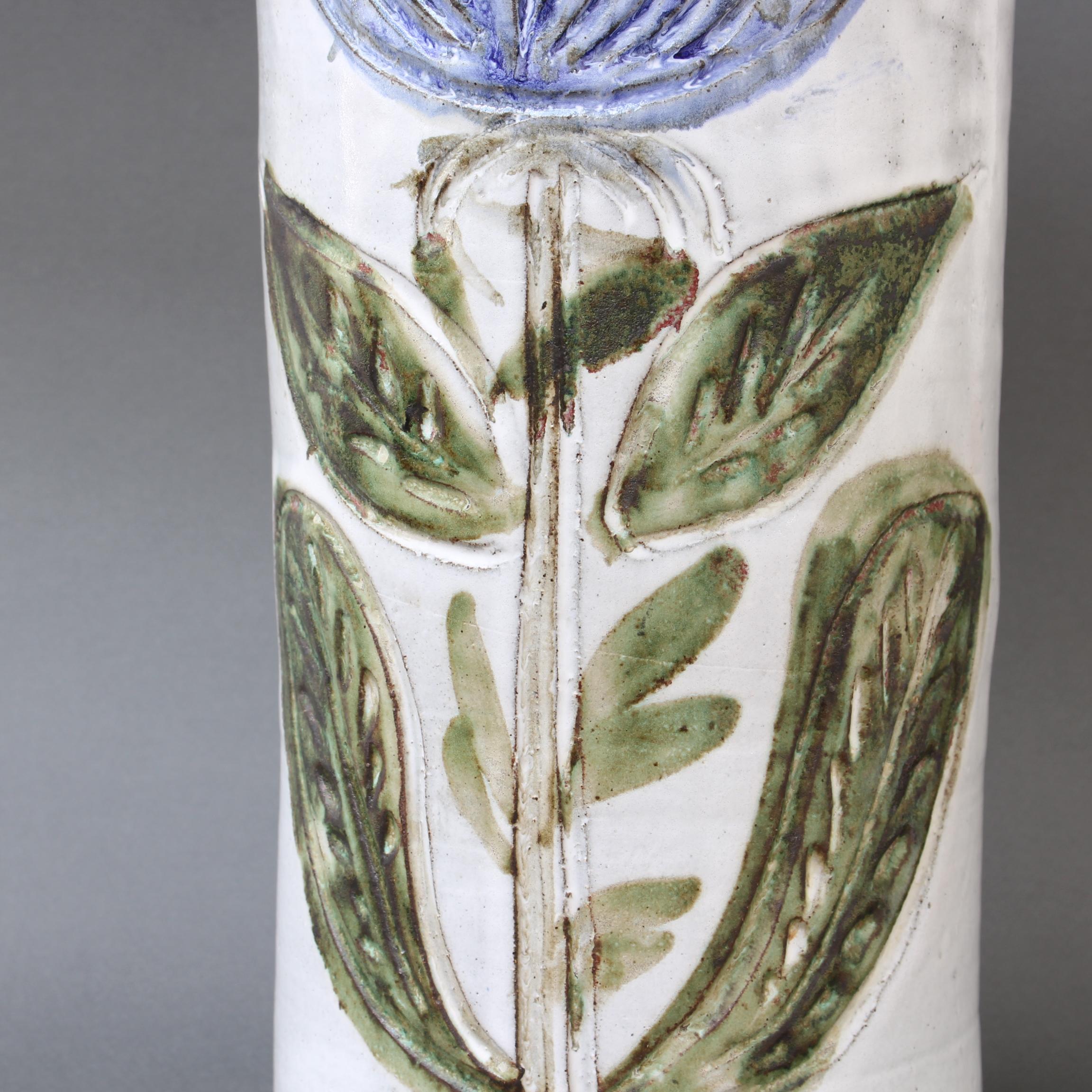Vaso alto decorativo francese d'epoca di Albert Thiry, circa anni '60 in vendita 9