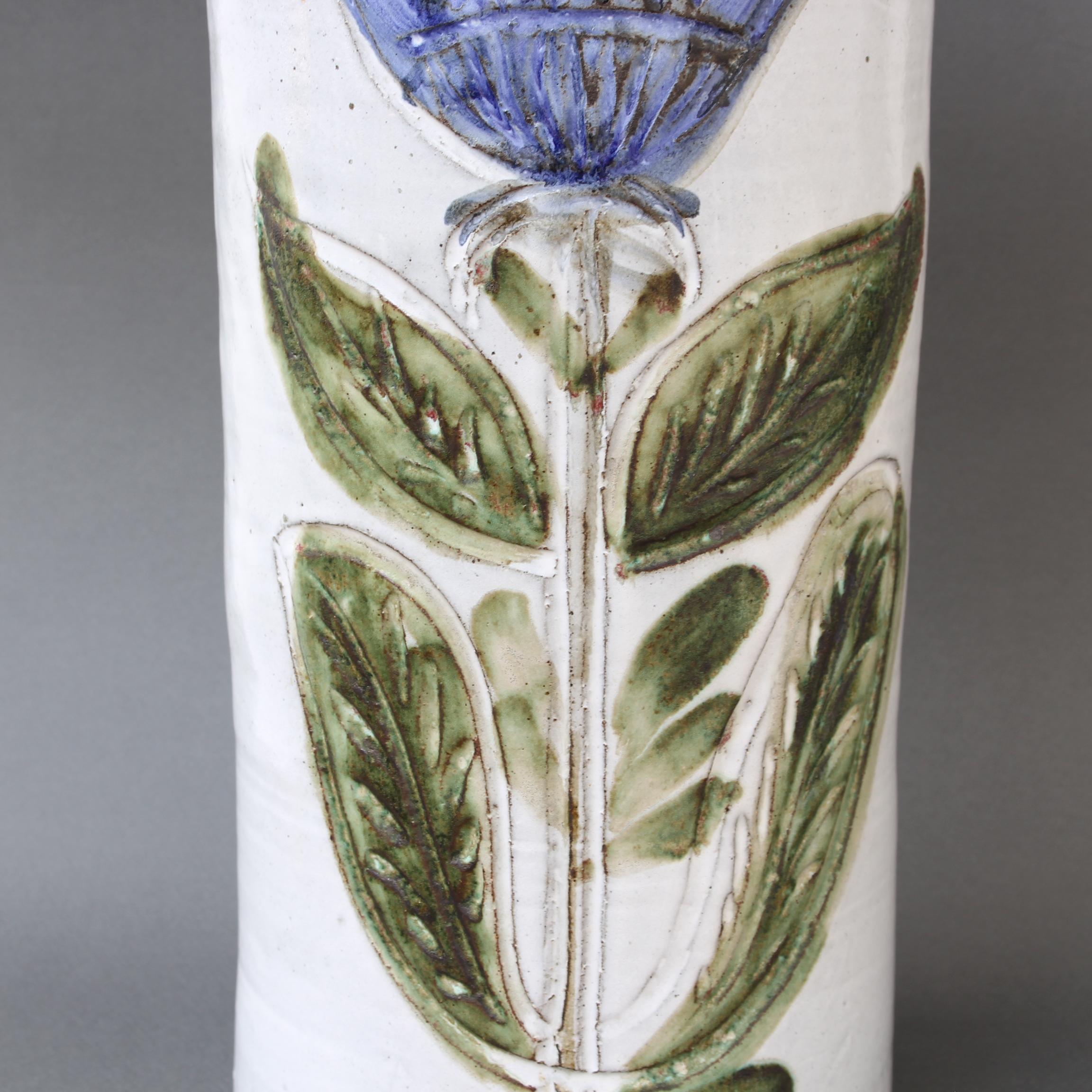 Grand vase décoratif français vintage par Albert Thiry, vers les années 1960 en vente 11