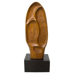 Sculpture décorative française vintage en bois