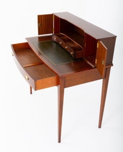 Bureau Vintage Français Bonheur du Jour Acajou