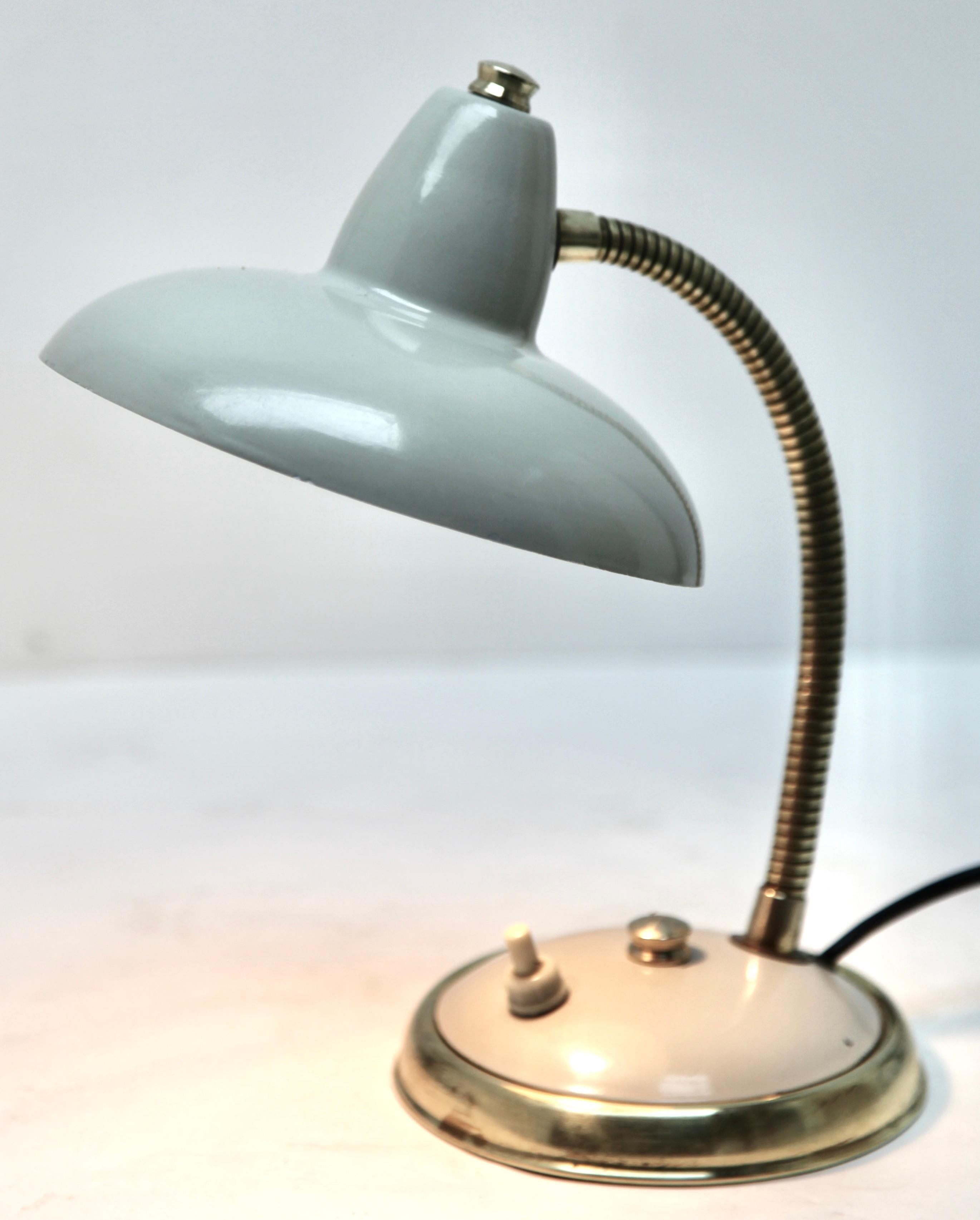 lampe de bureau bleu canard