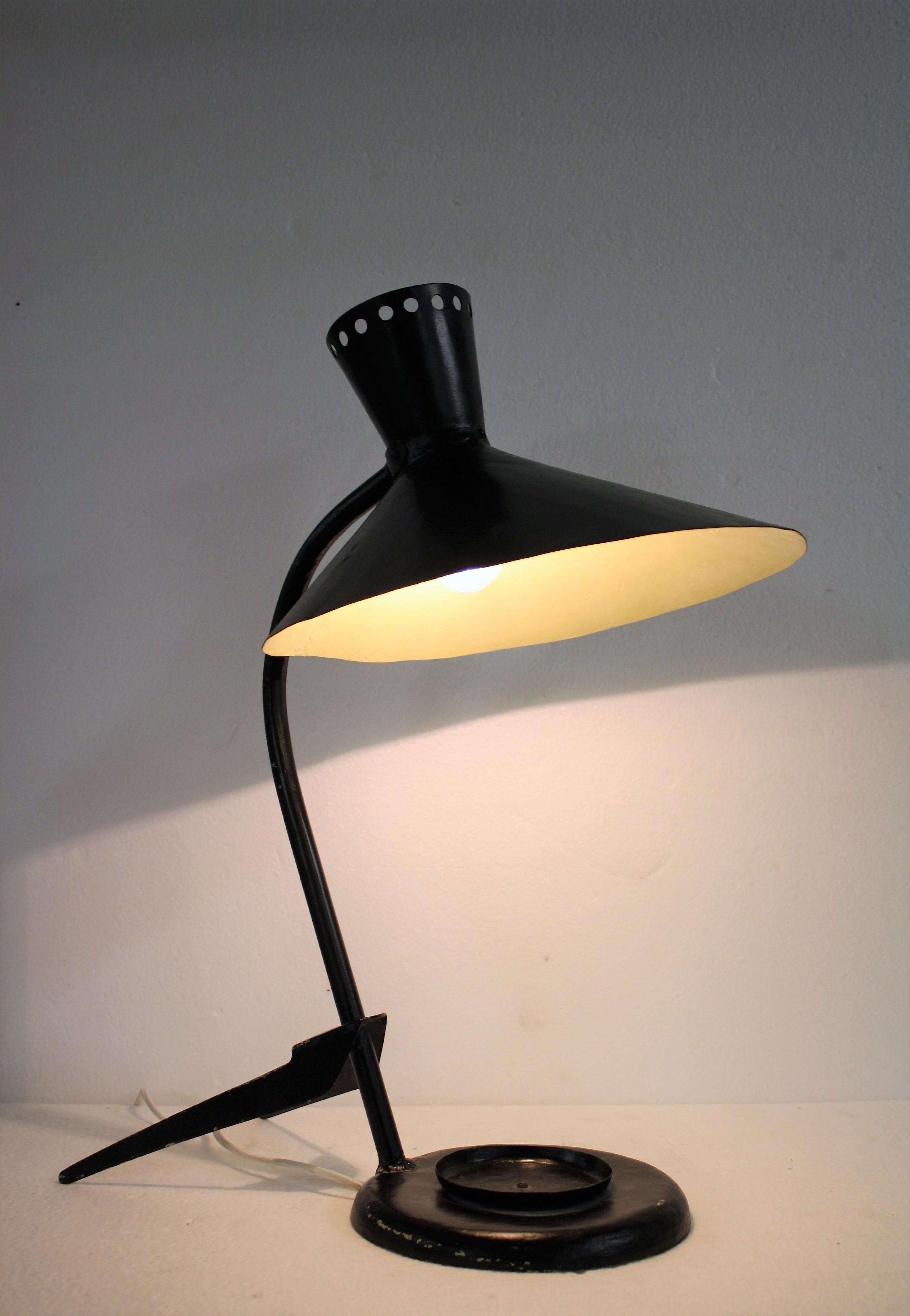 Vintage French Diabolo Desk Lamp, 1950s 7