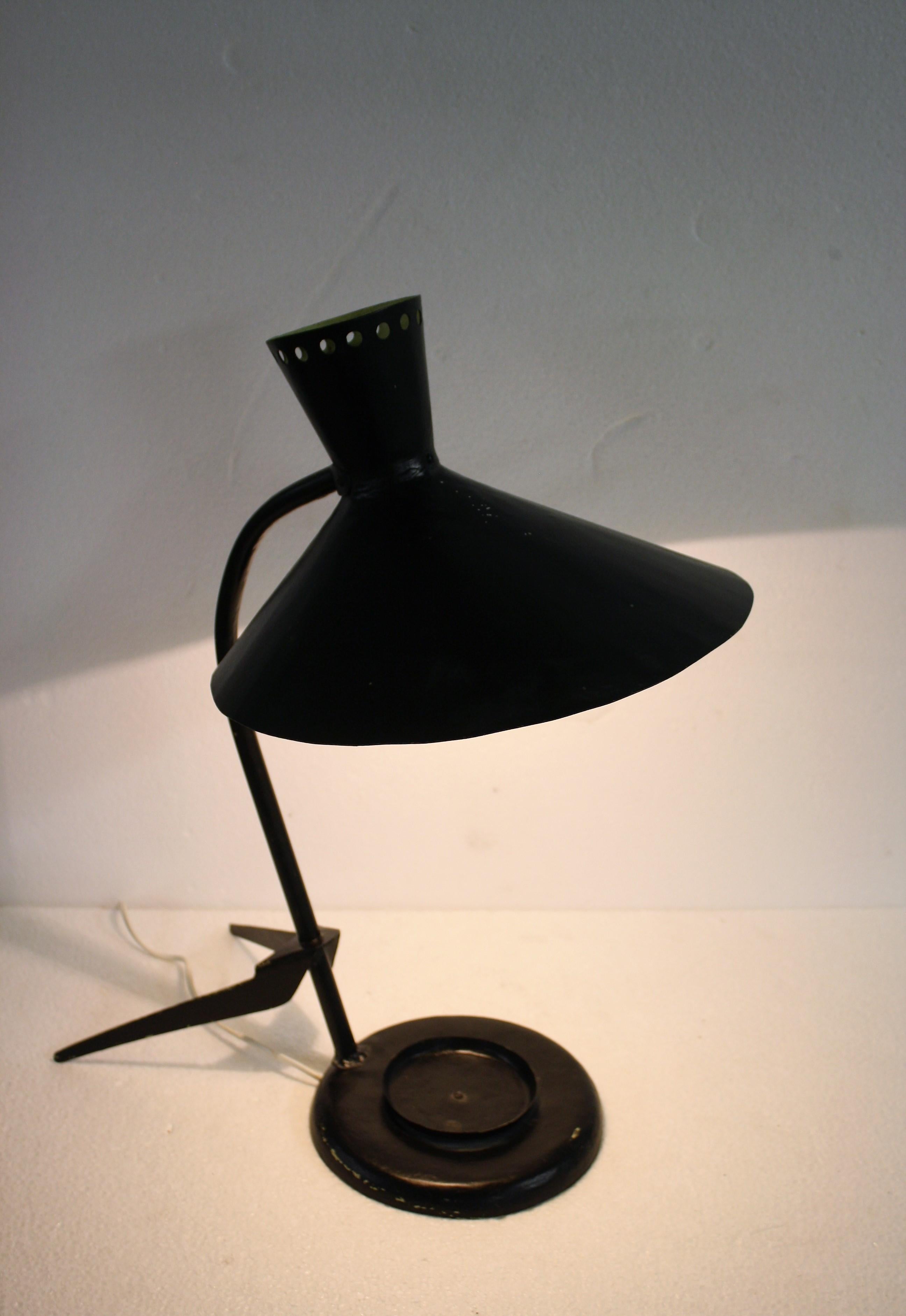 Vintage French Diabolo Desk Lamp, 1950s 9