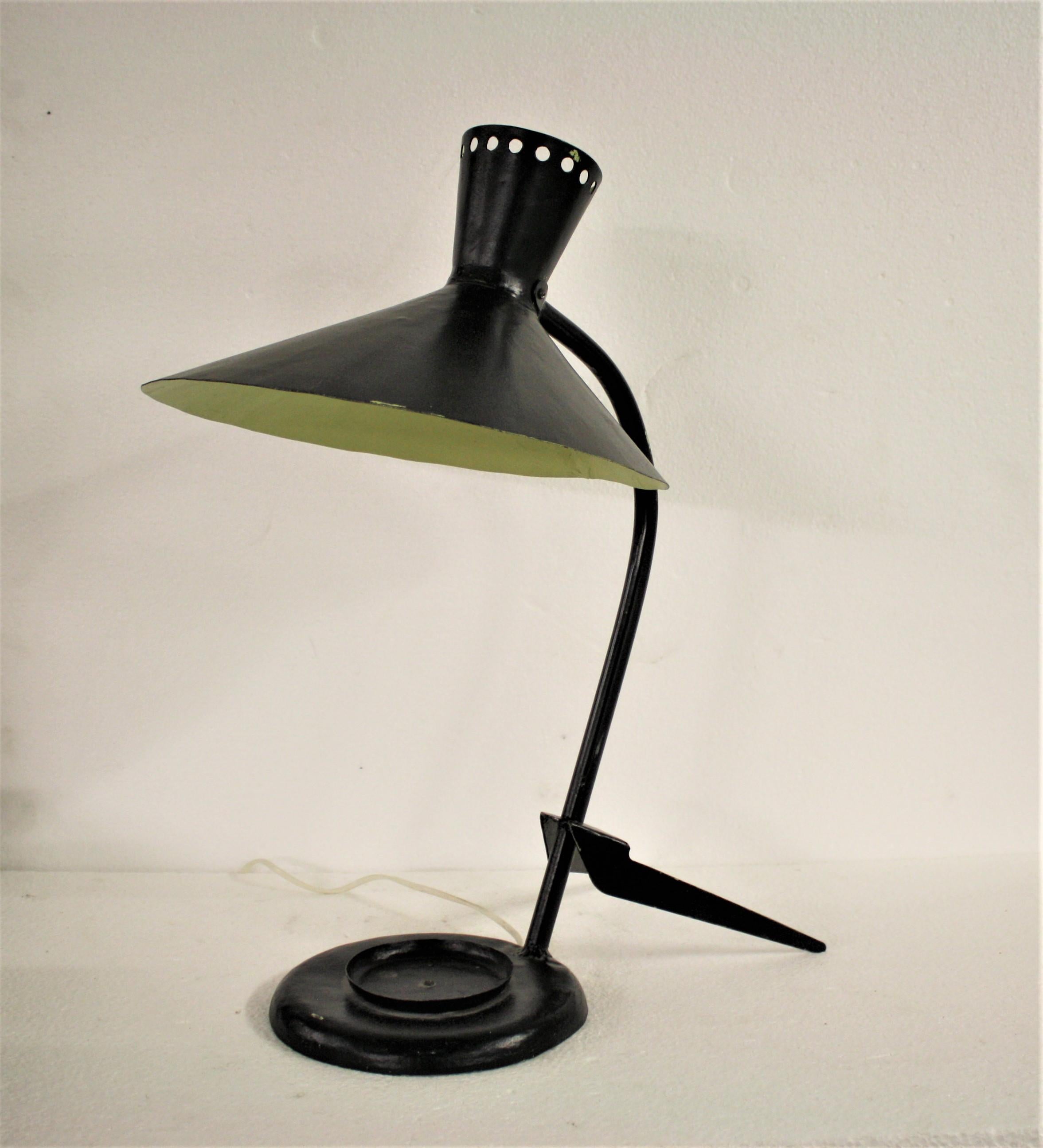 Mid-Century Modern Vintage French Diabolo Desk Lamp, 1950s
