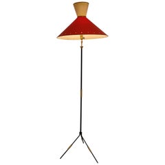 Lampadaire Diabolo Français Vintage:: 1950s