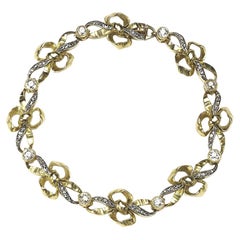 Bracelet en diamant et or, Circa Vintage, 1950