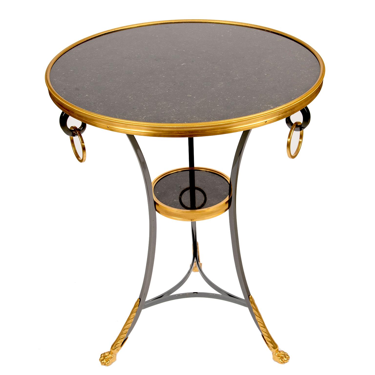 Bronzed Vintage French Directoire Guéridon Occasional Table