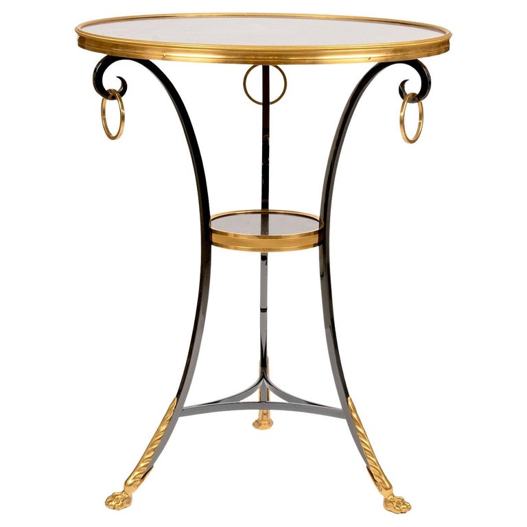 Vintage French Directoire Guéridon Occasional Table For Sale