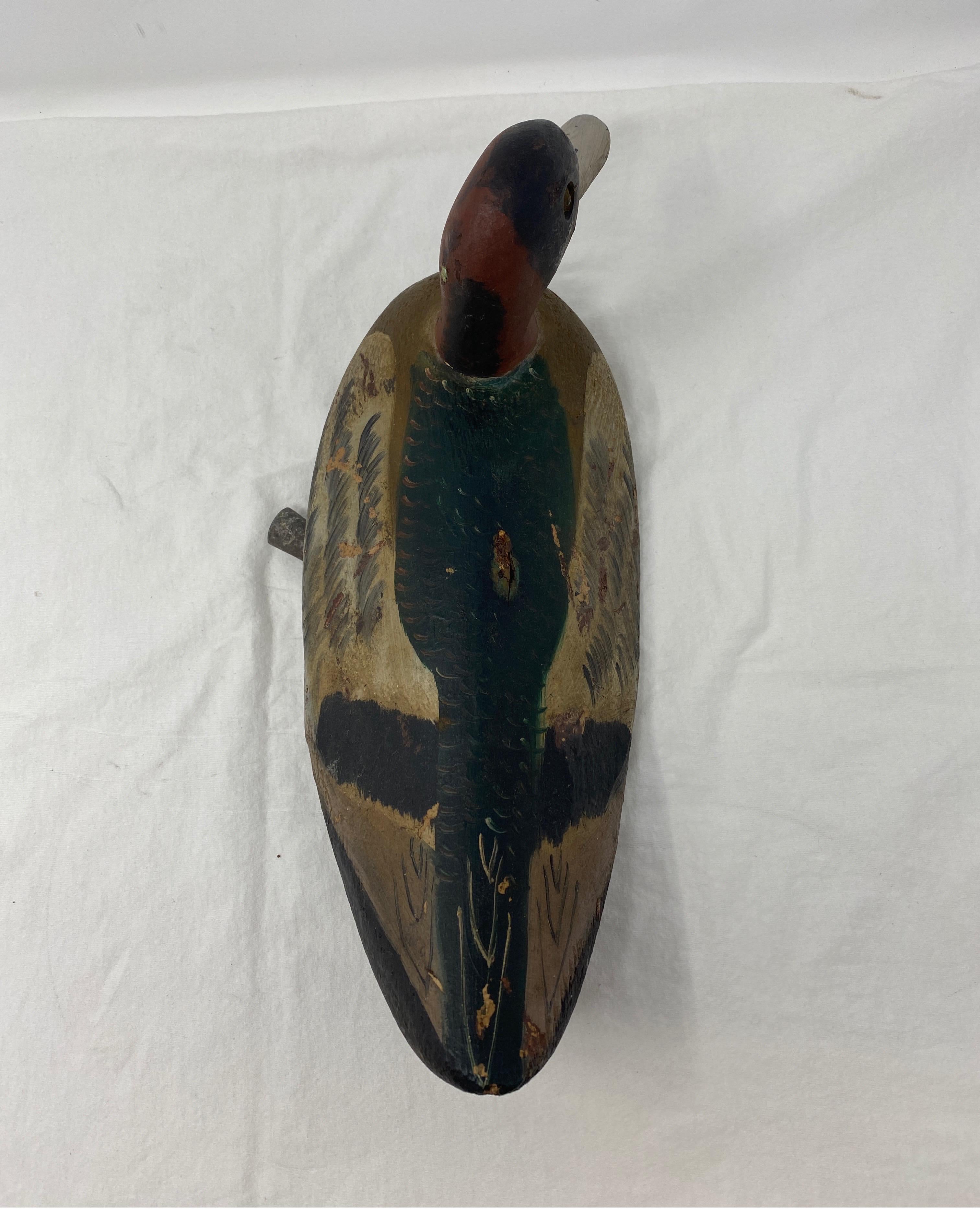 Vintage French Duck Decoy 3