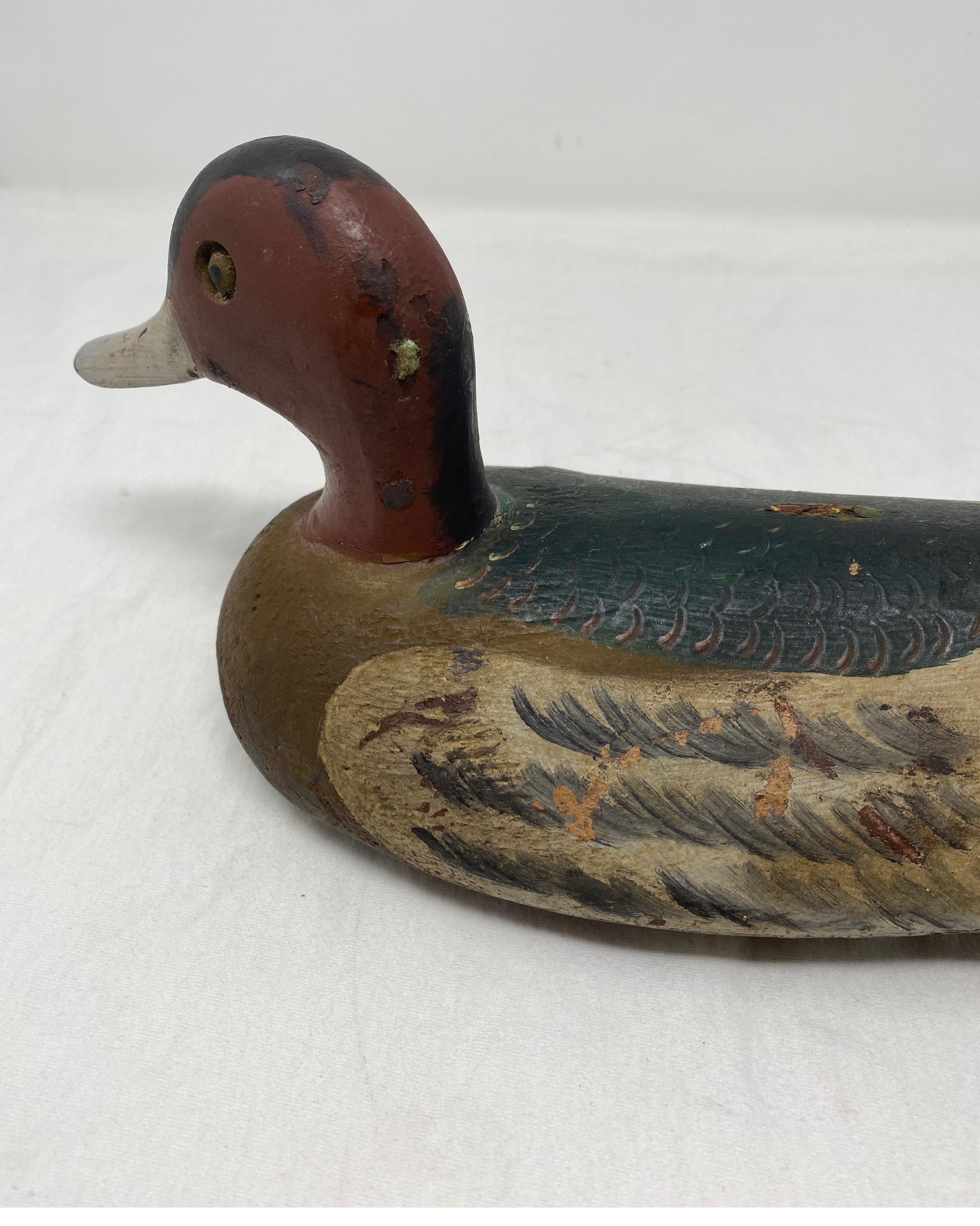 Vintage French Duck Decoy 4