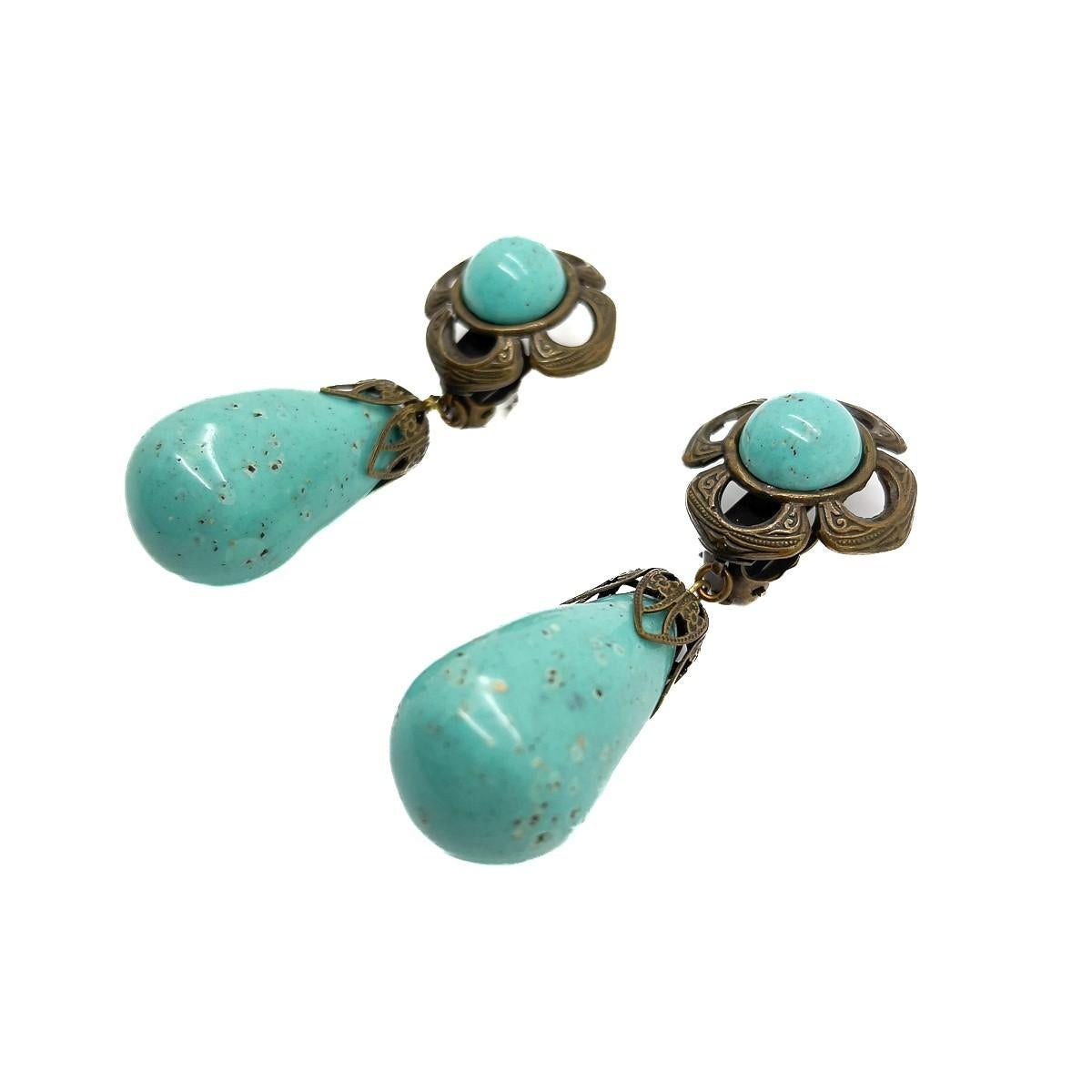 Pendientes vintage franceses Bomba de huevo de pato Años 60 en Bueno estado para la venta en Wilmslow, GB