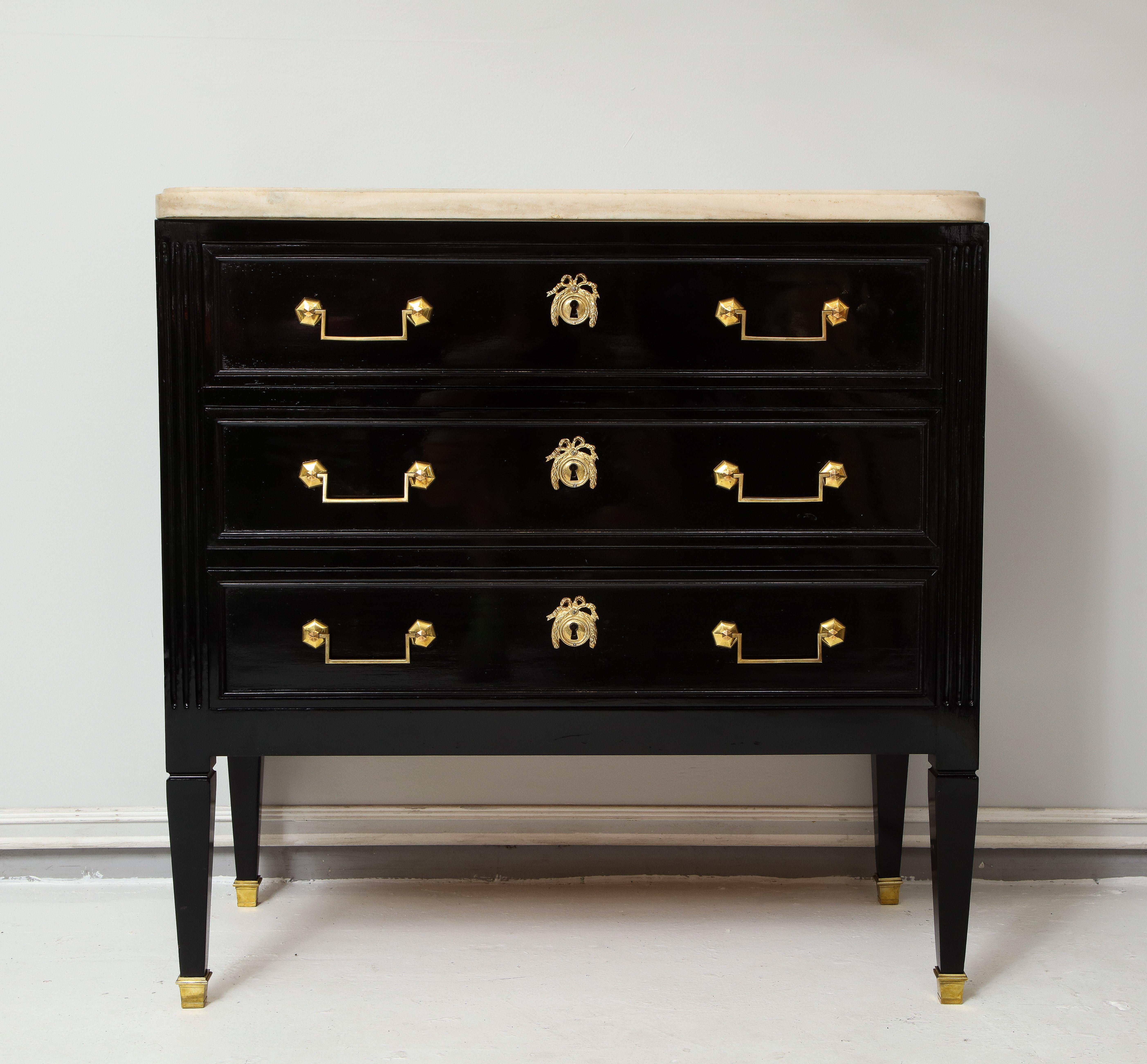 commode directoire dessus marbre