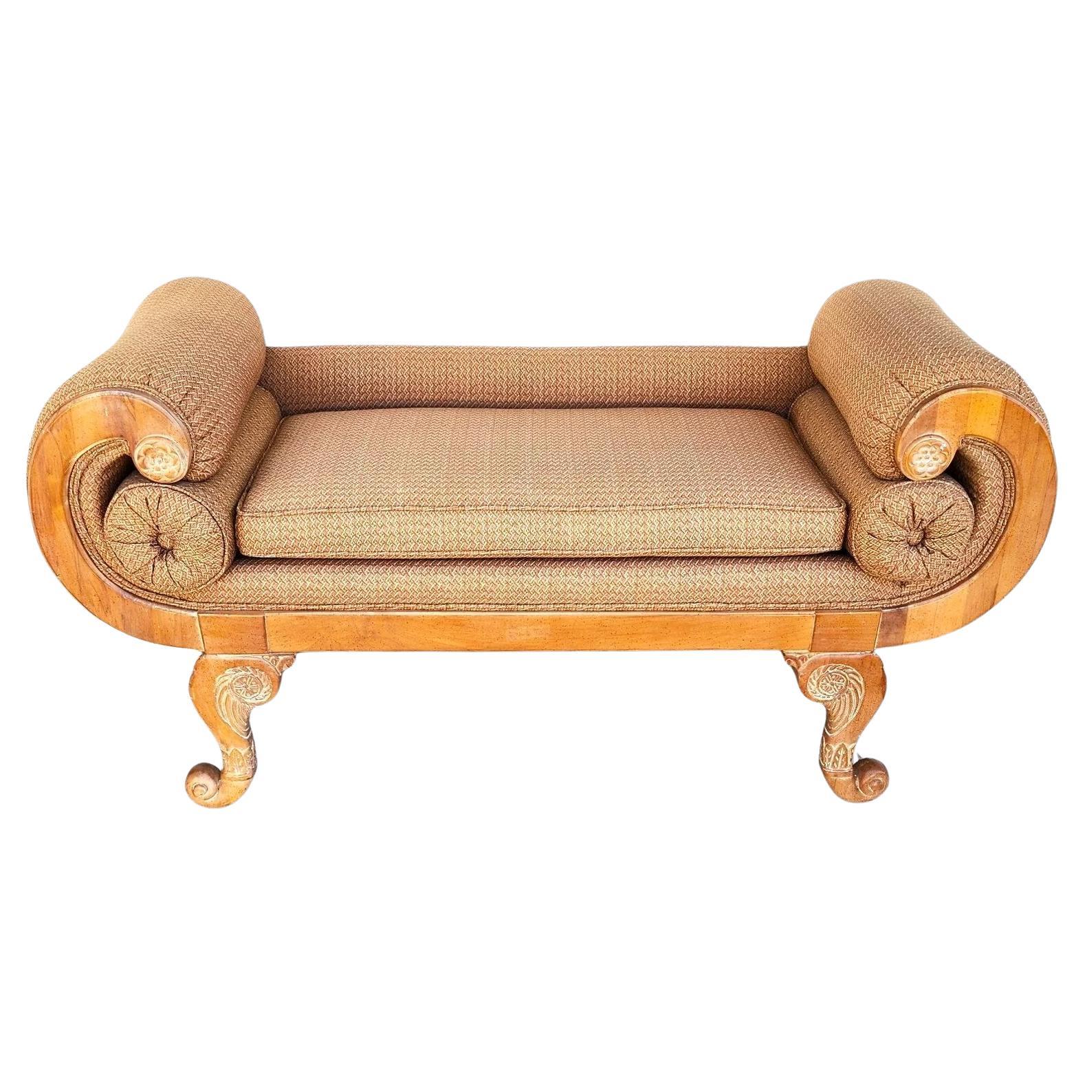 Vintage French Empire Bench