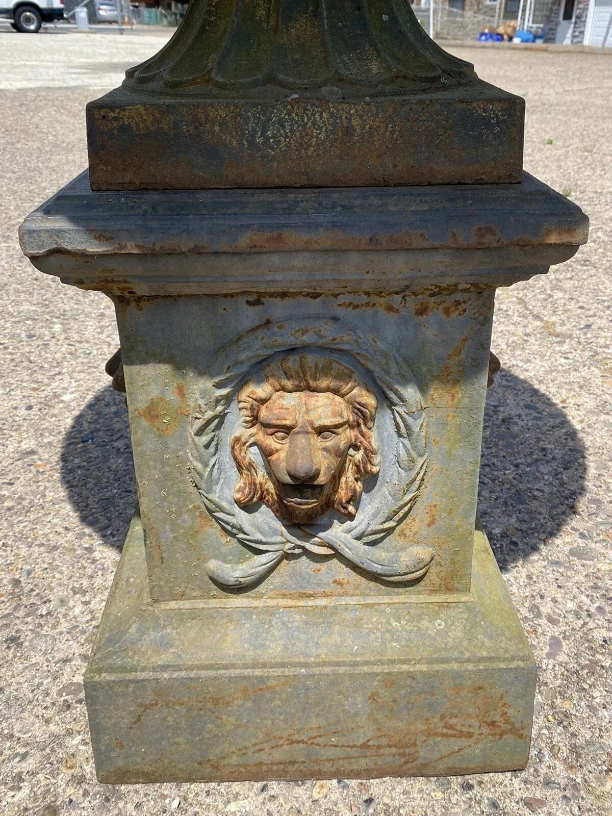 Unknown Vintage French Empire Large Cast Iron 42