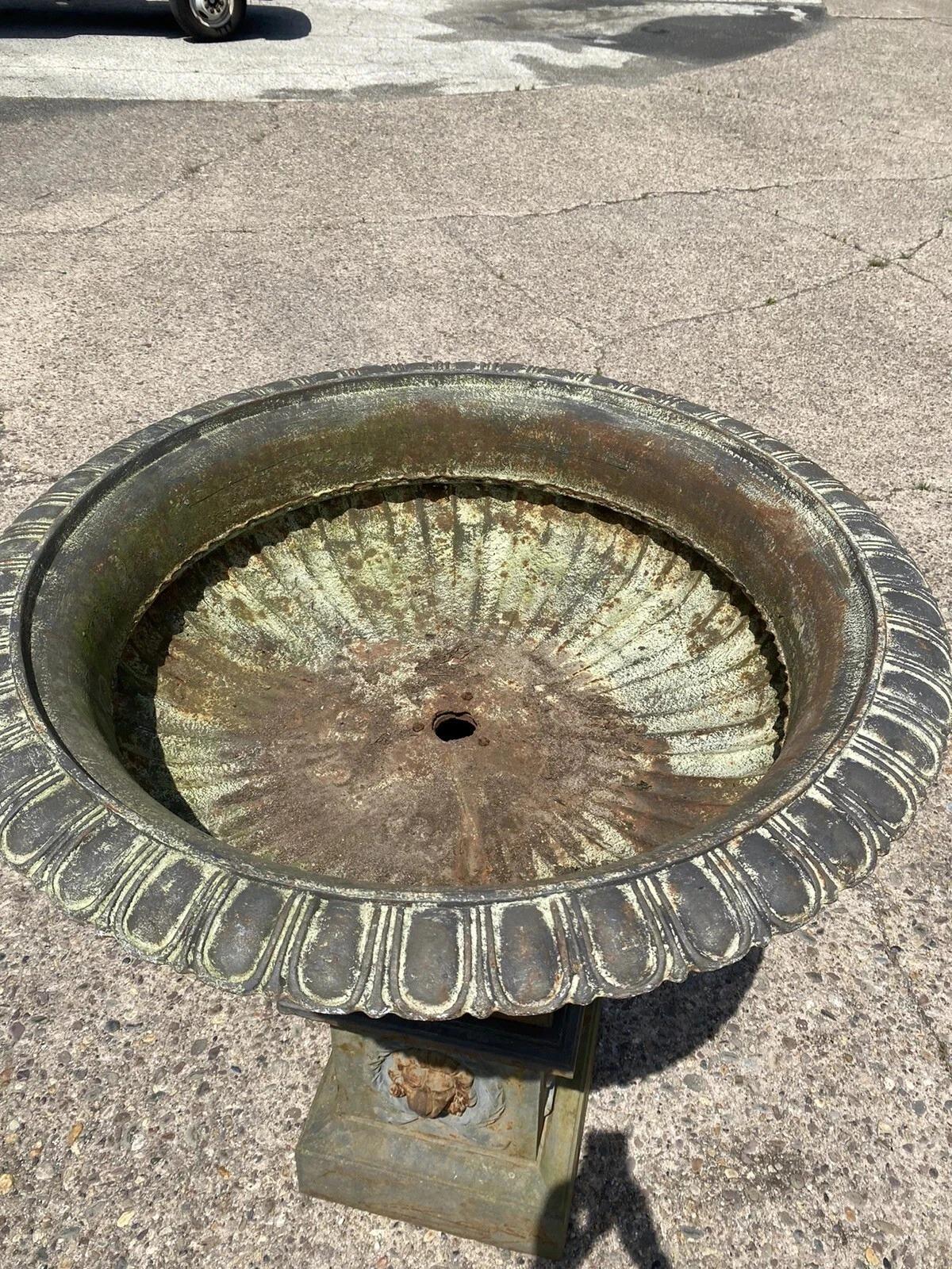 20th Century Vintage French Empire Large Cast Iron 42
