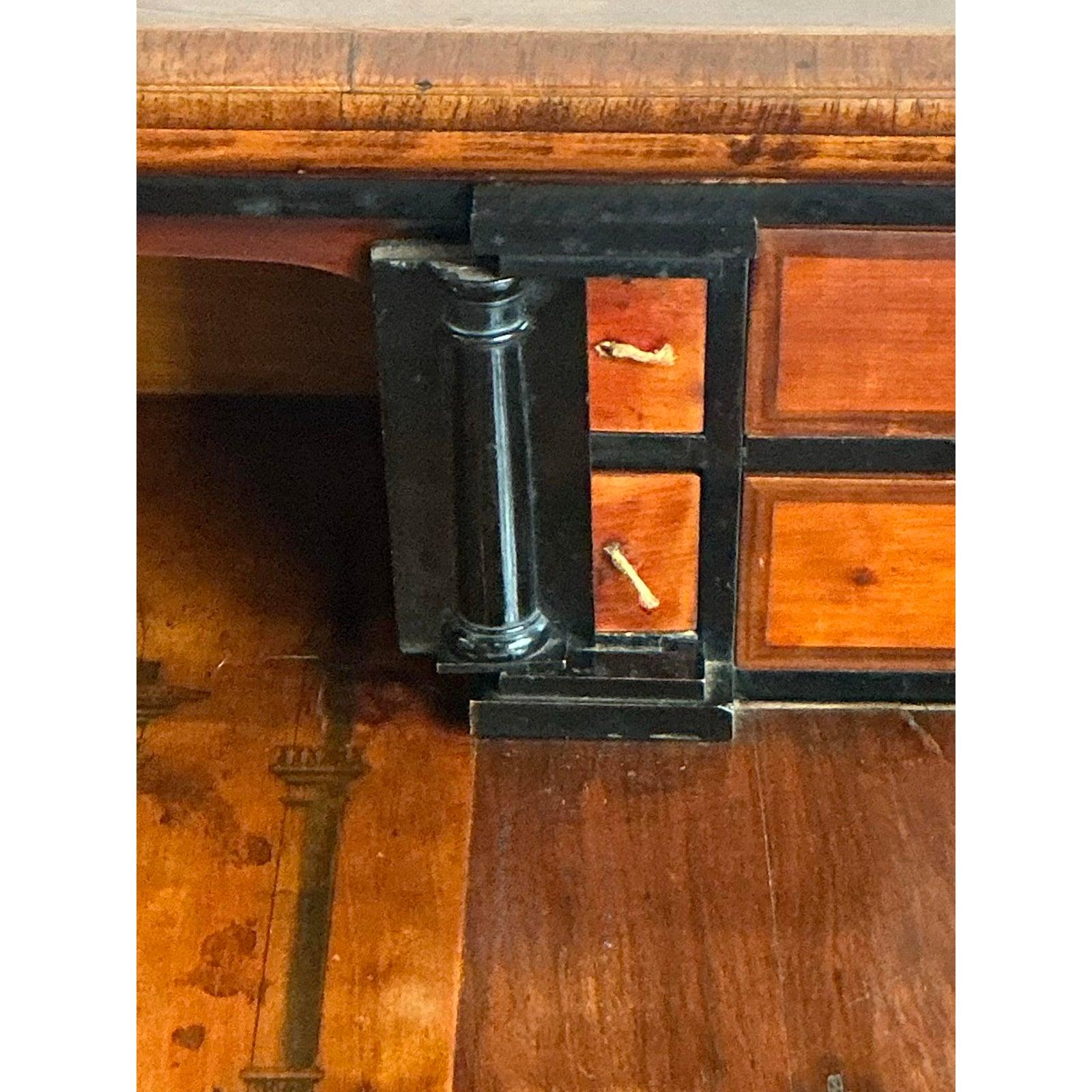 Ottone Secretaire francese impero intarsiato d'epoca in vendita