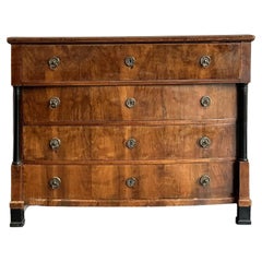 Secretaire francese impero intarsiato d'epoca