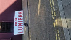 Vintage French Enamel sign  Film Lumiere