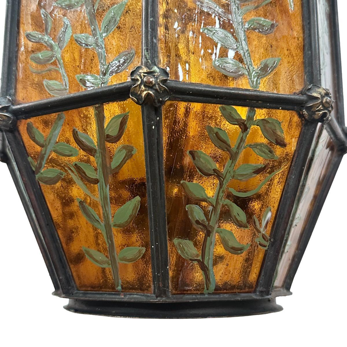 Lanterne émaillée française vintage en vente 2
