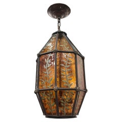 Vintage French Enameled Lantern