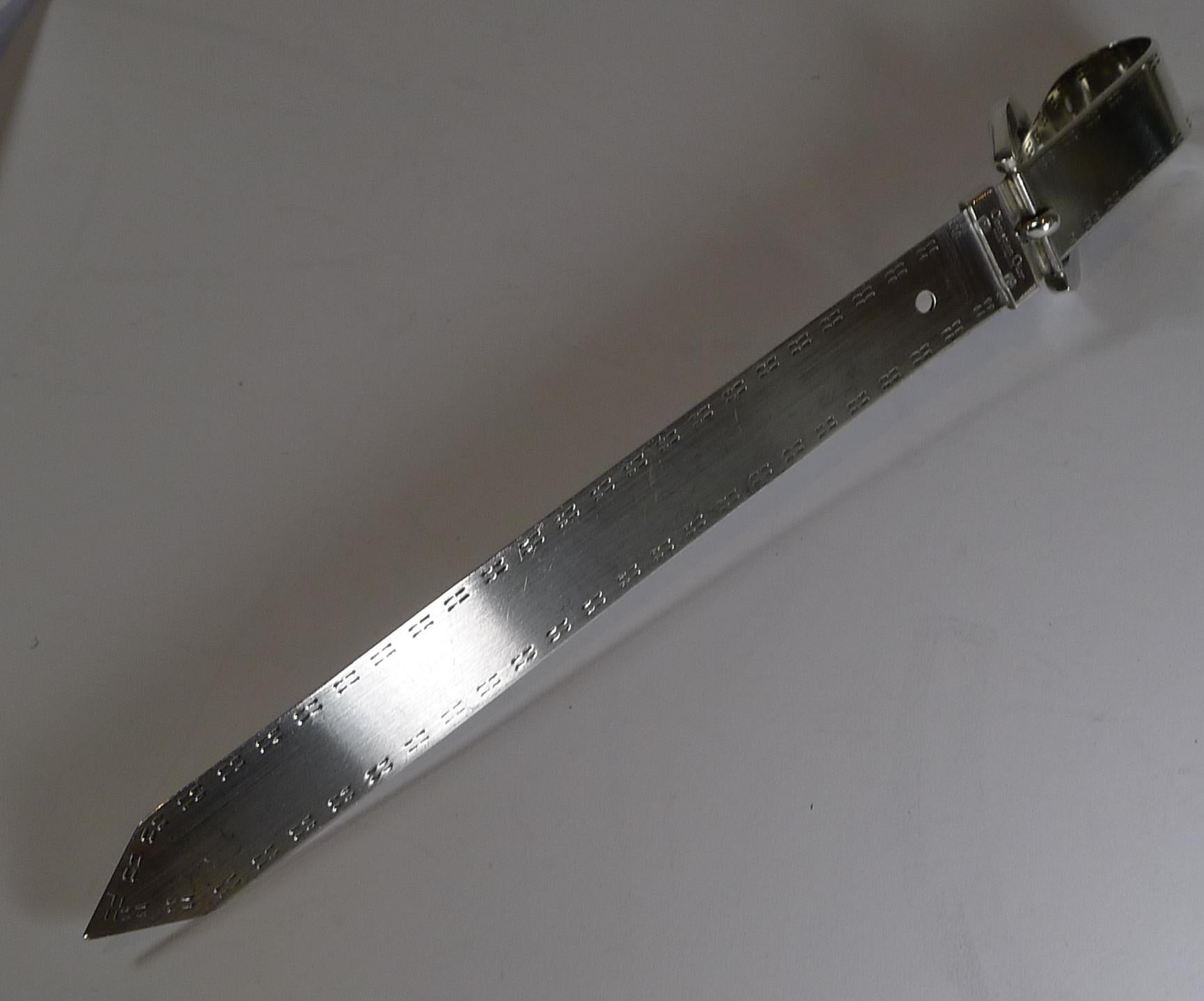 Vintage French Equestrian Letter Opener, Christian Dior, c.1970's For Sale 1