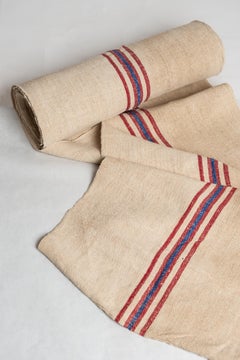 Vintage Linen Upholstery Textile Fabric