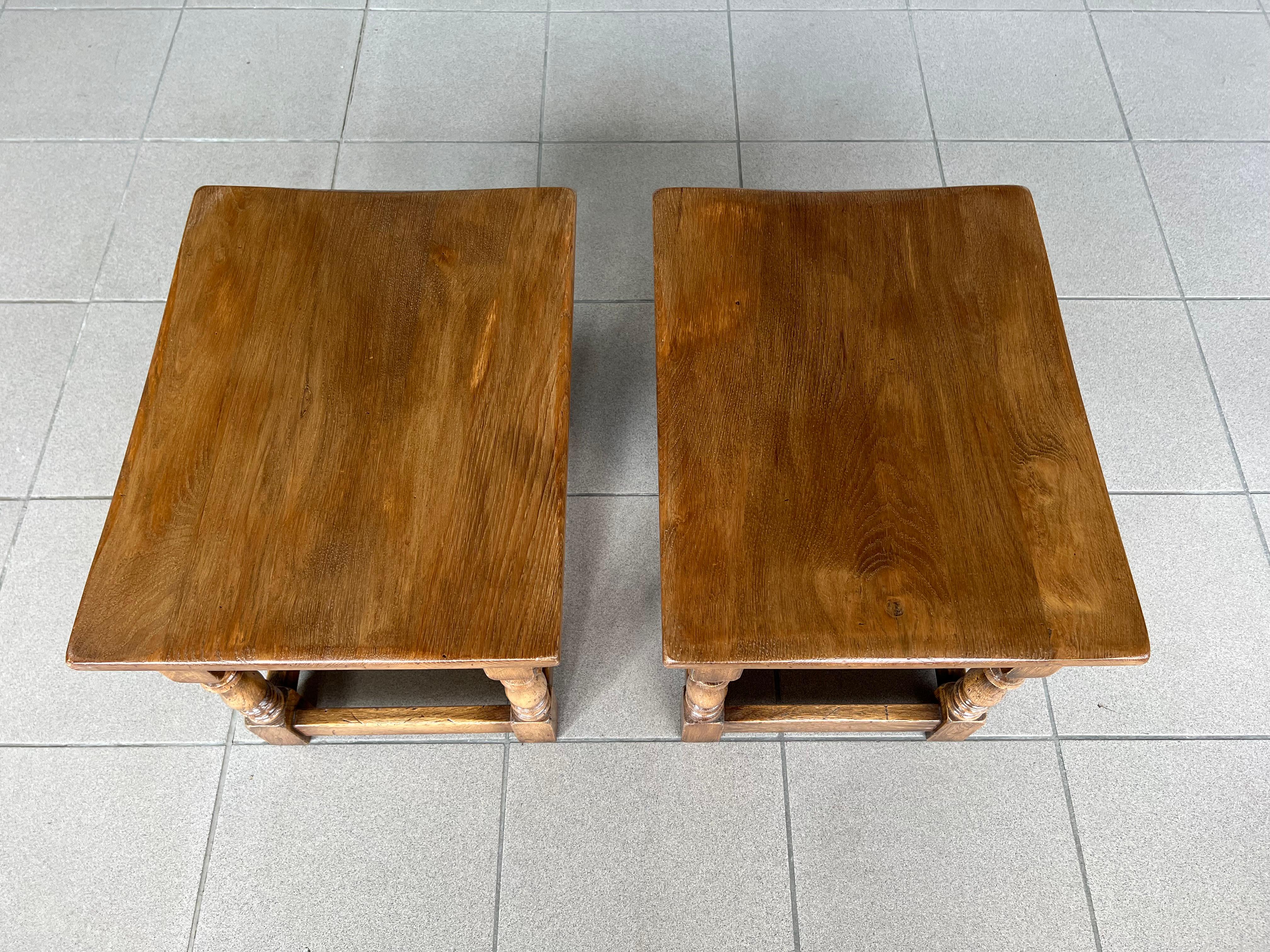 Vintage French Farmhouse Style Coffee Table Nest - Set of 3 4