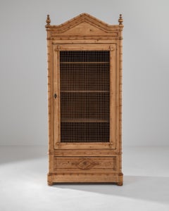 Vintage French Faux Bamboo Cabinet