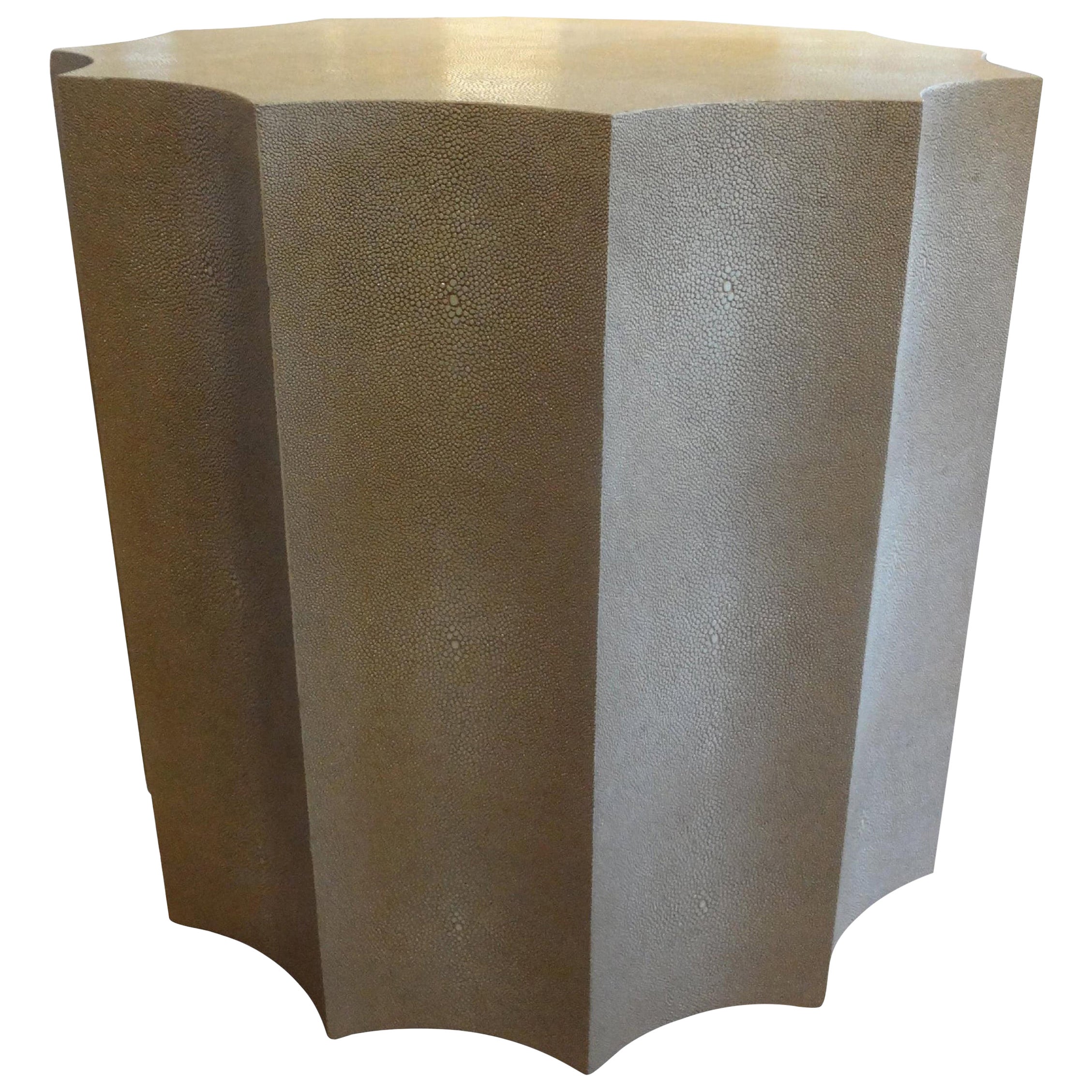 Vintage French Faux Stingray Table For Sale