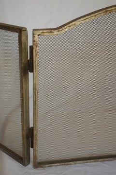 Vintage French Fireplace Screen