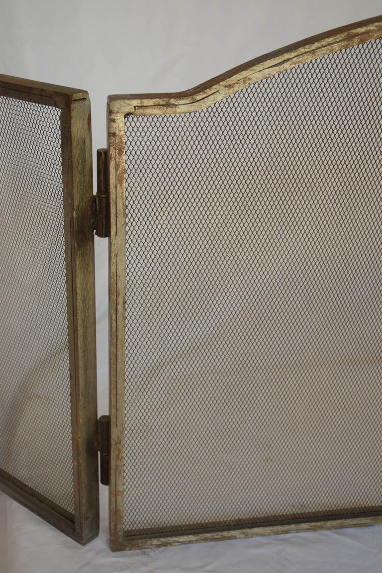 Vintage French Fireplace Screen At 1stdibs