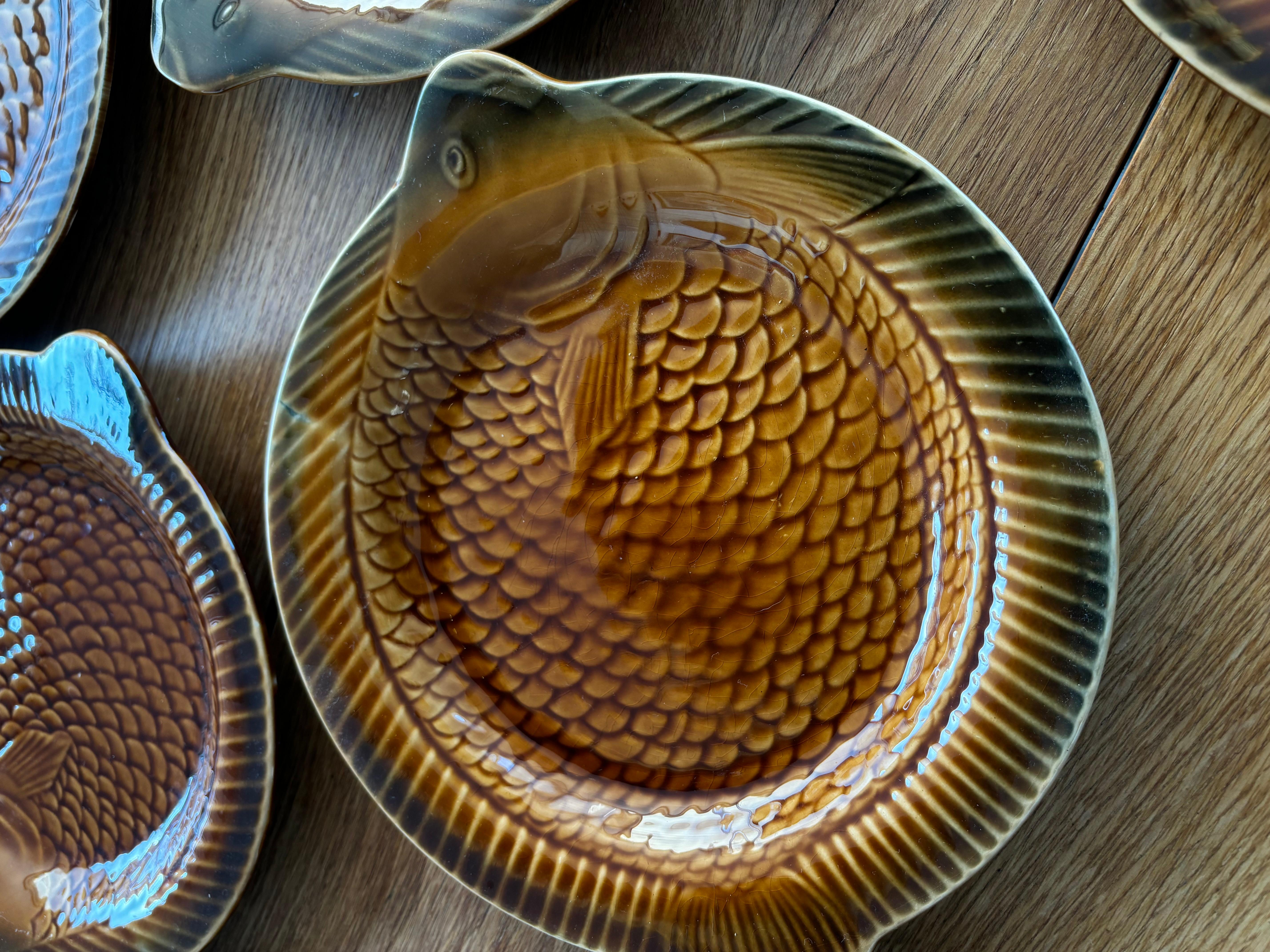 Set de ragoût de poisson français vintage en vente 6