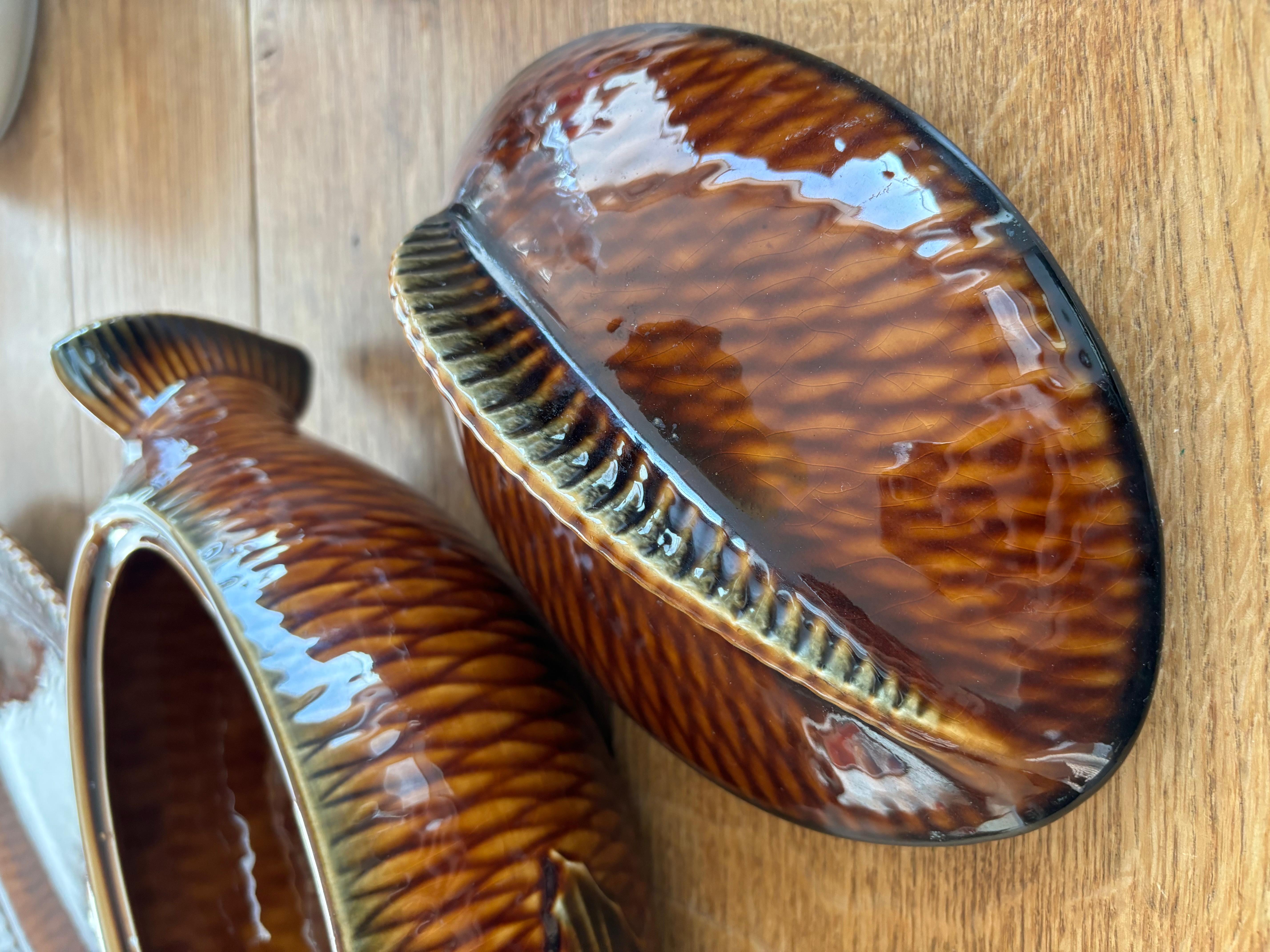 20ième siècle Set de ragoût de poisson français vintage en vente