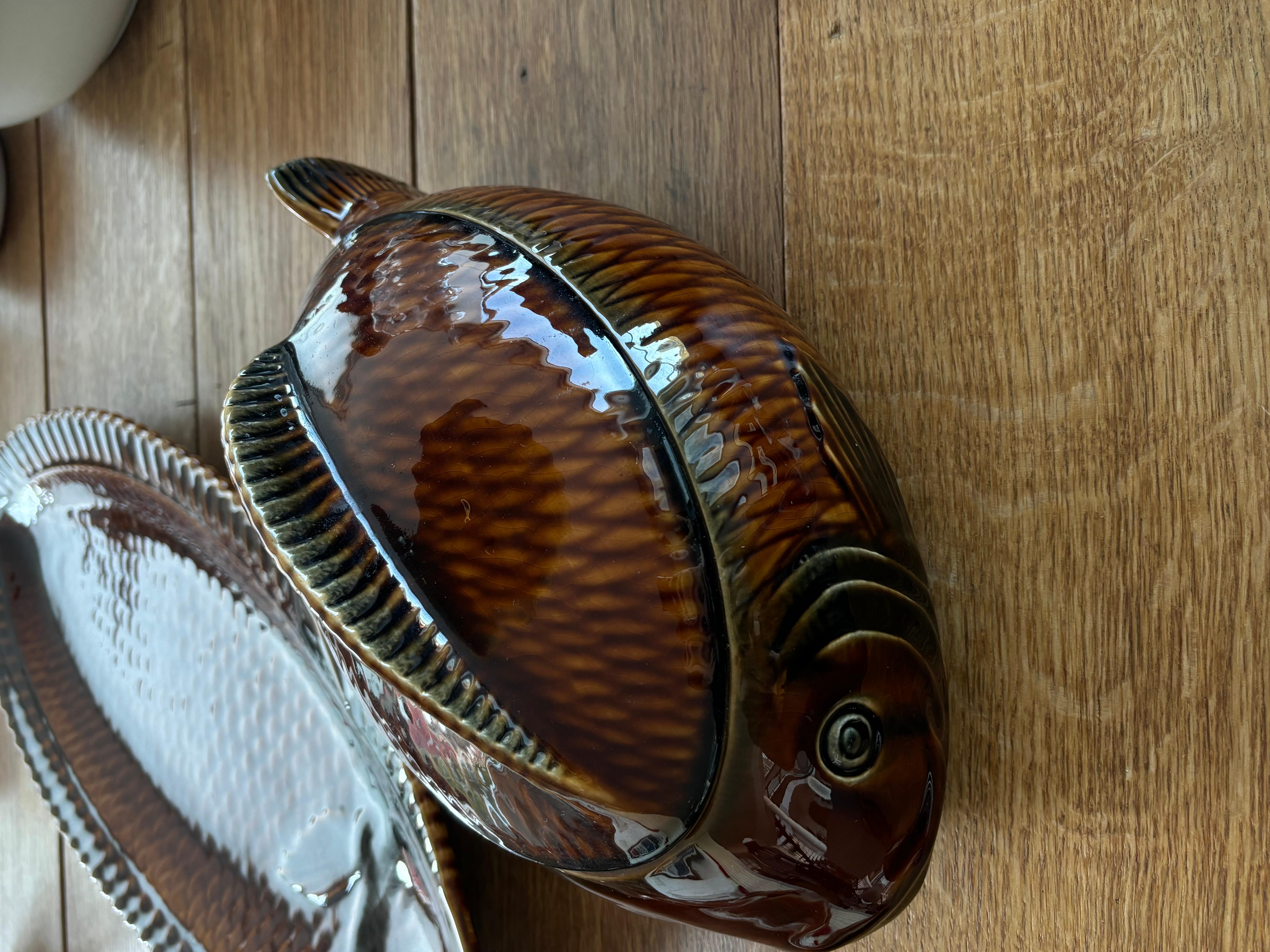 Set de ragoût de poisson français vintage en vente 1