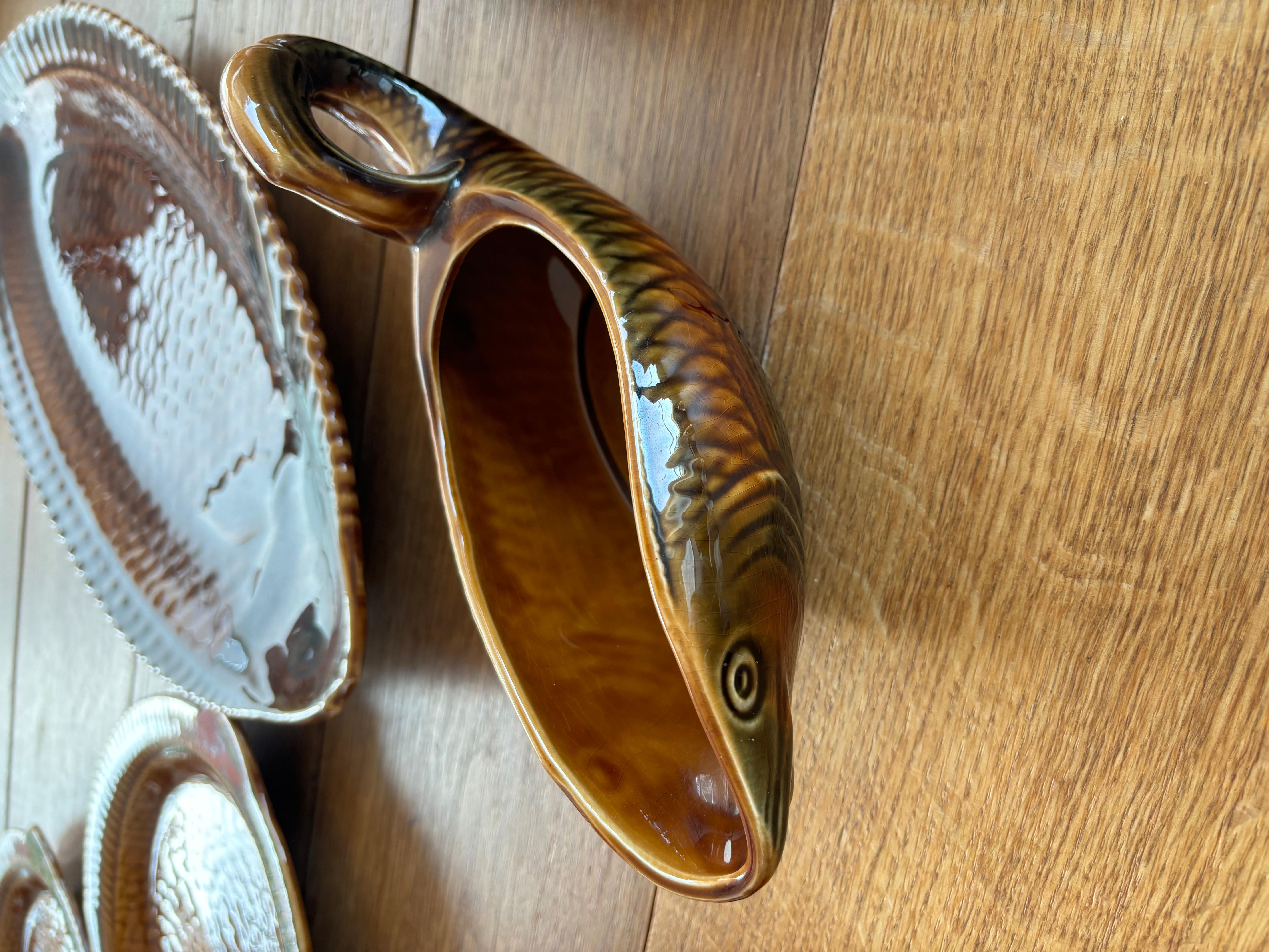 Set de ragoût de poisson français vintage en vente 2