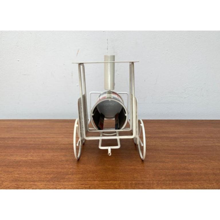 Vintage French Flag Tin Locomotive Figurine For Sale 5