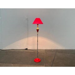 Vintage French Floor Lamp from Olivier Villatte, 1980s