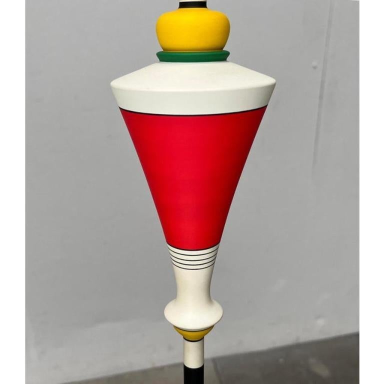Lámpara de pie francesa vintage de Olivier Villatte, años 80 en Excelente estado para la venta en Hamburg, DE