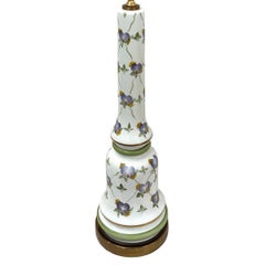 Vintage French Floral Lamp