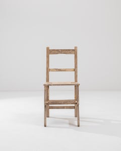 Vintage French Foldable Step Stool Chair