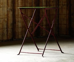 Vintage French Folding Garden Table