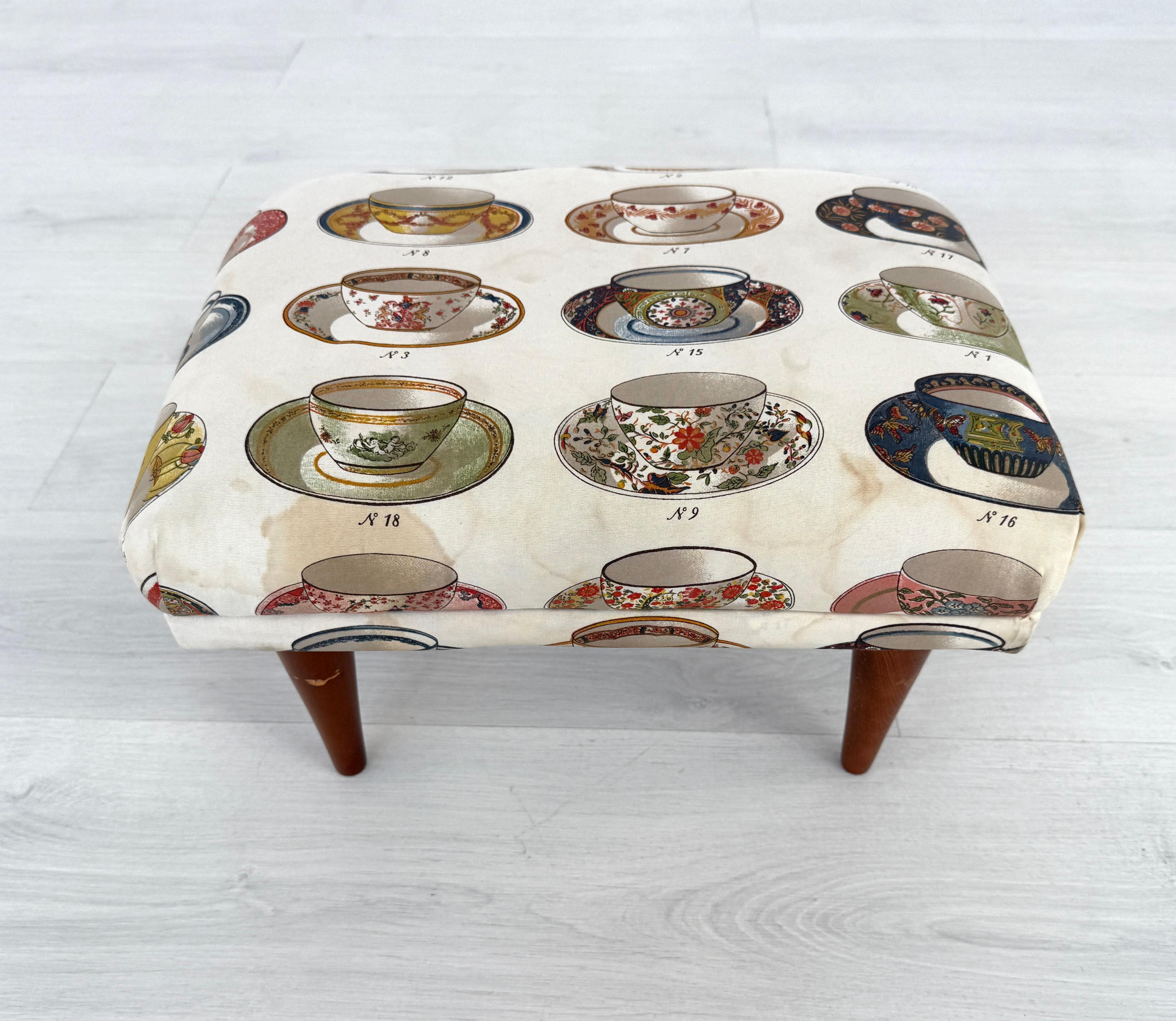 Mid-Century moderno Sgabello francese vintage in vendita